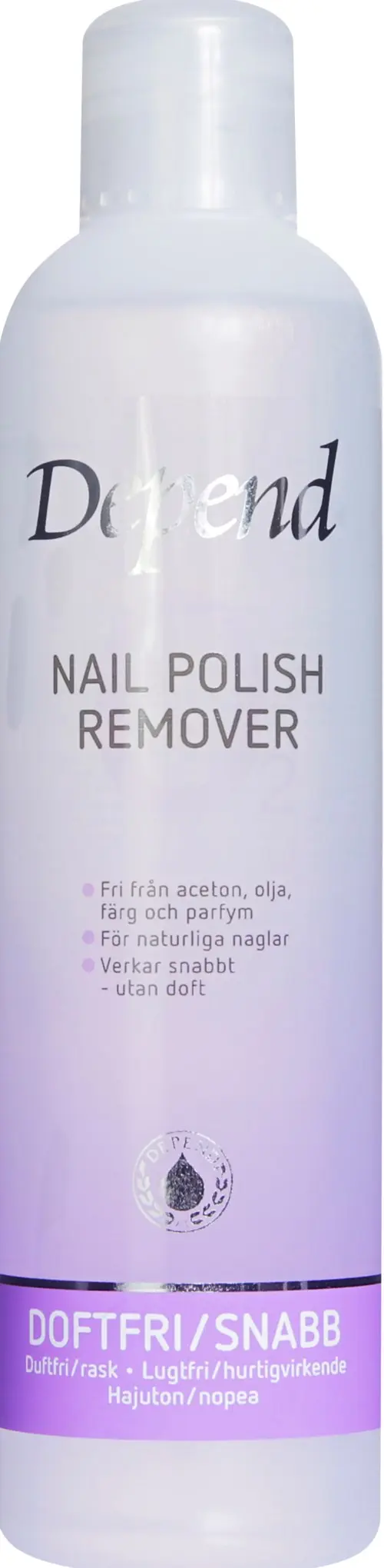 Depend O2 Doftfri Snabb Lila 250ml