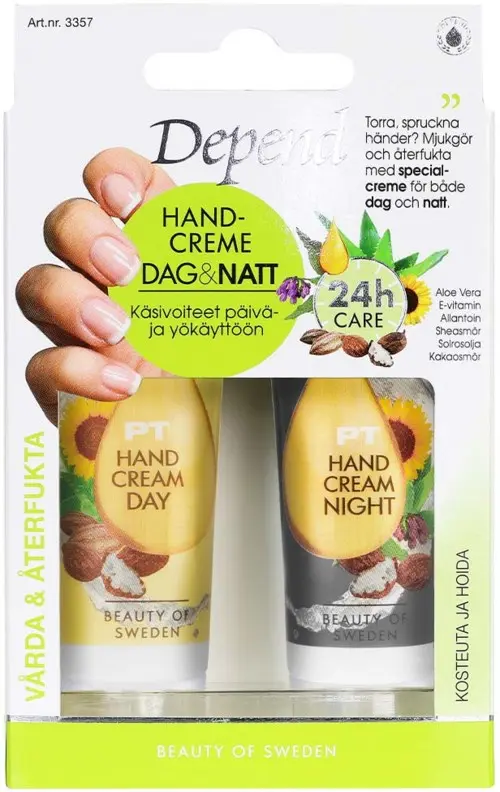 Depend PT Handcreme Dag & Natt