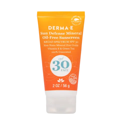 Derma E Sun Defense Mineral Oil-Free Sunscreen Face 56 g