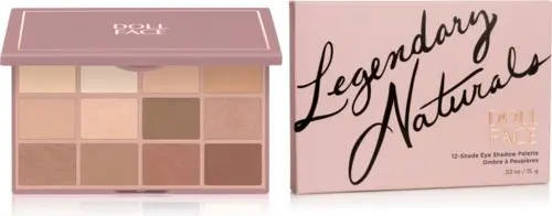 Doll Face 12 Shade Shadow Palette Legendary Naturals 15 g