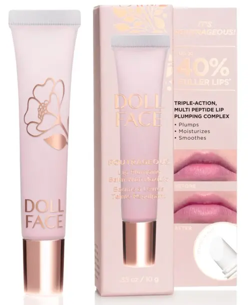 Doll Face Poutrageous! Plumping Balm With Maxilip Pink Tint