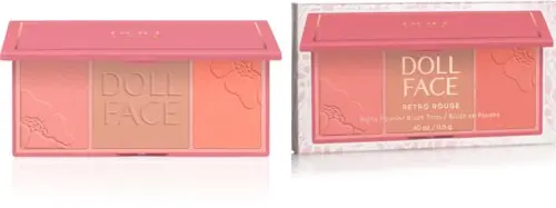 Doll Face Retro Rouge Matte Powder Blush Trios Marilyn 11 g