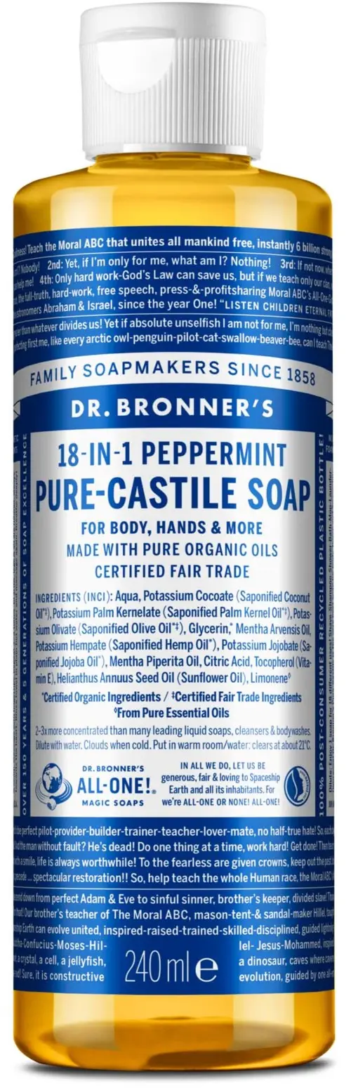 Dr.Bronner's Liquid Soaps Peppermint 236ml