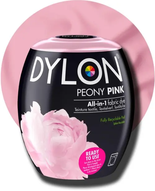 Dylon all-in-1 textilfärg  07 Peony Pink
