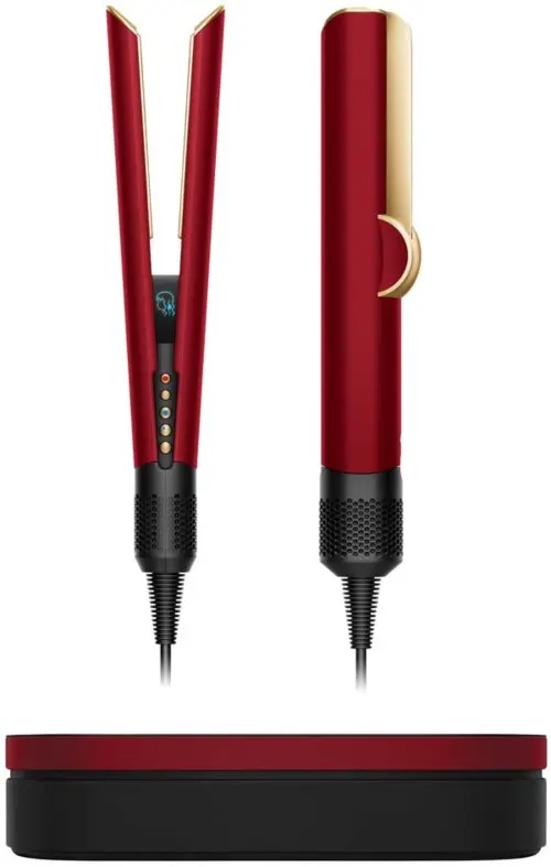 Dyson Airstrait™ Red Velvet och Gold