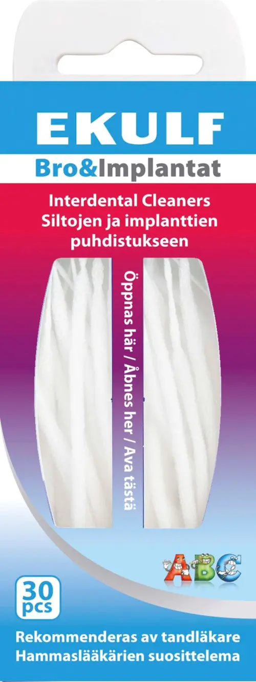 Ekulf Interdental Floss For Dental Bridge Implants