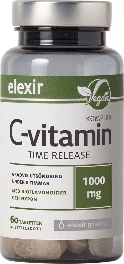 Elexir Pharma C-Vitamin Time release 60 stk