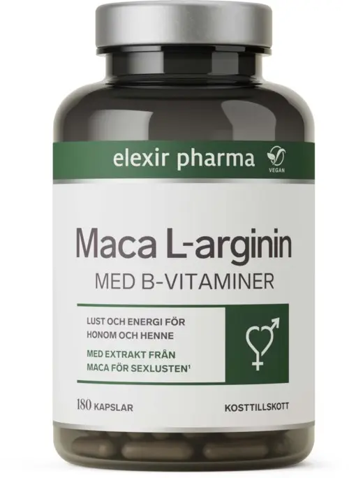 Elexir Pharma Maca Larginin 180 kap