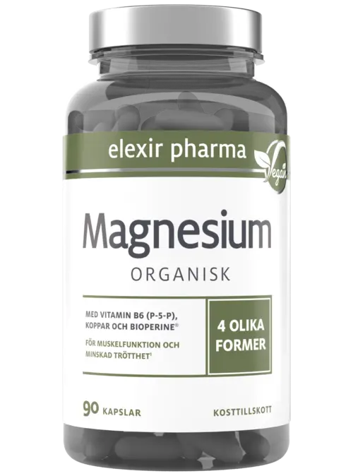 Elexir Pharma Magnesium Organisk 90 stk