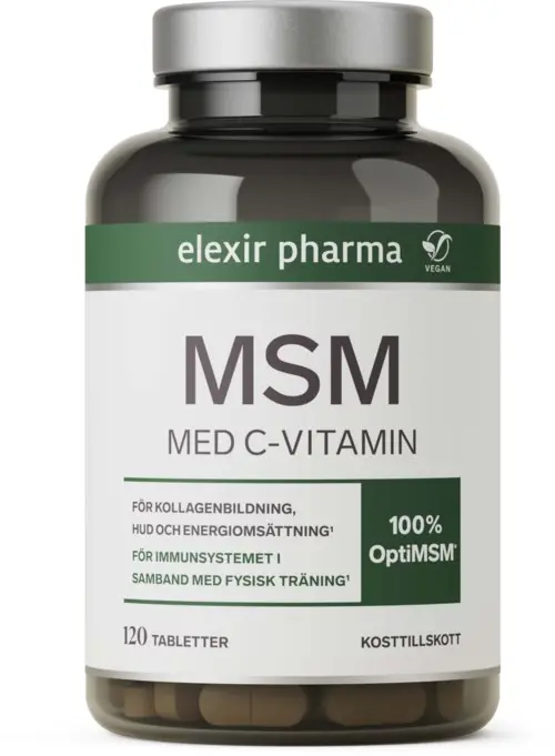 Elexir Pharma MSM plus Cvitamin 120 st