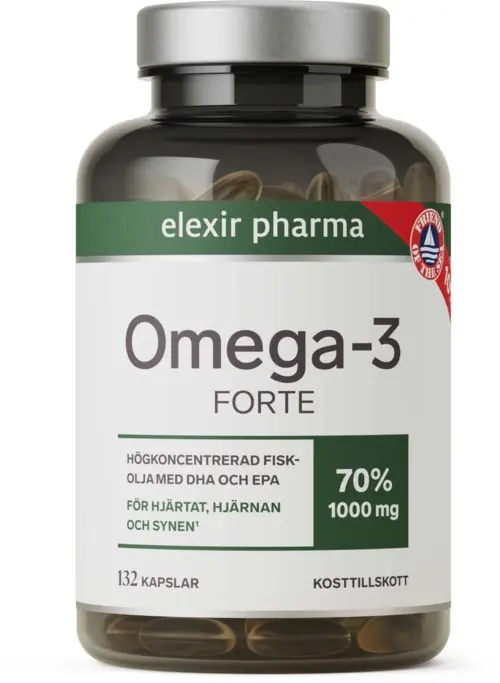 Elexir Pharma Omega3 Forte 1000mg 132 st