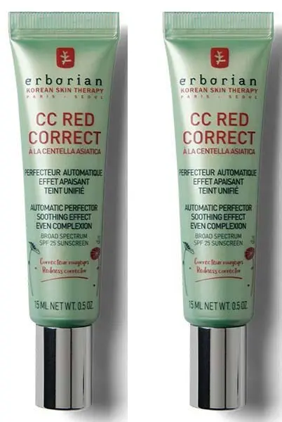 Erborian Bundle CC Red Correct 15 ml x 2