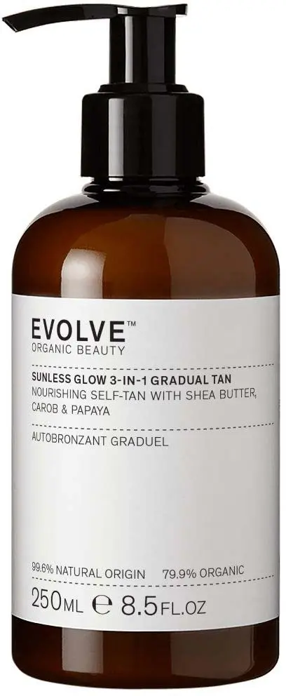 Evolve Organic Beauty Sunless Glow 3-in-1 Gradual Tan 250 ml