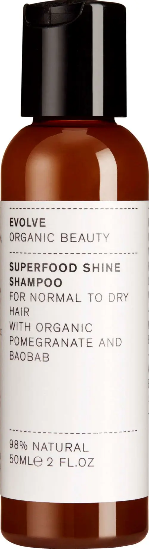 Evolve Organic Beauty Superfood Shine Shampoo 50 ml