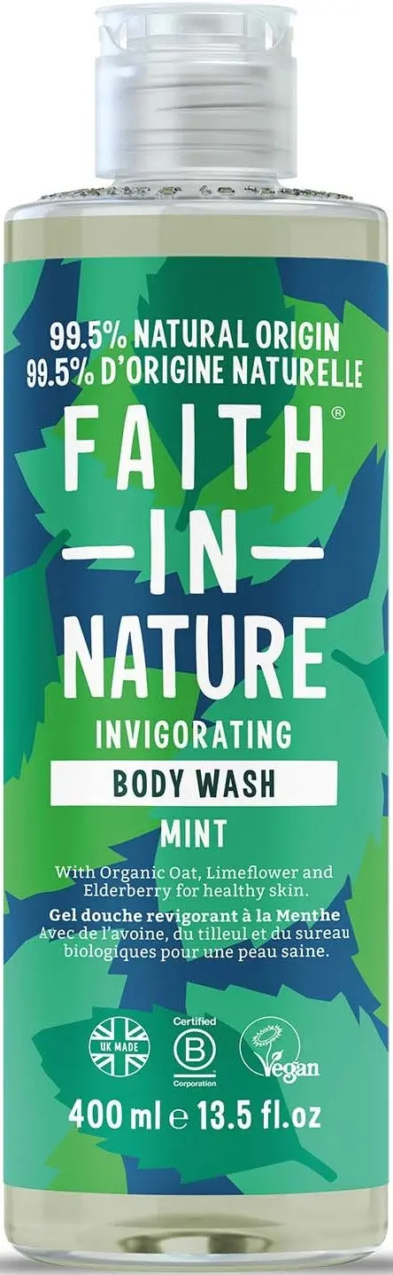 Faith in Nature Body Wash Mint 400 ml