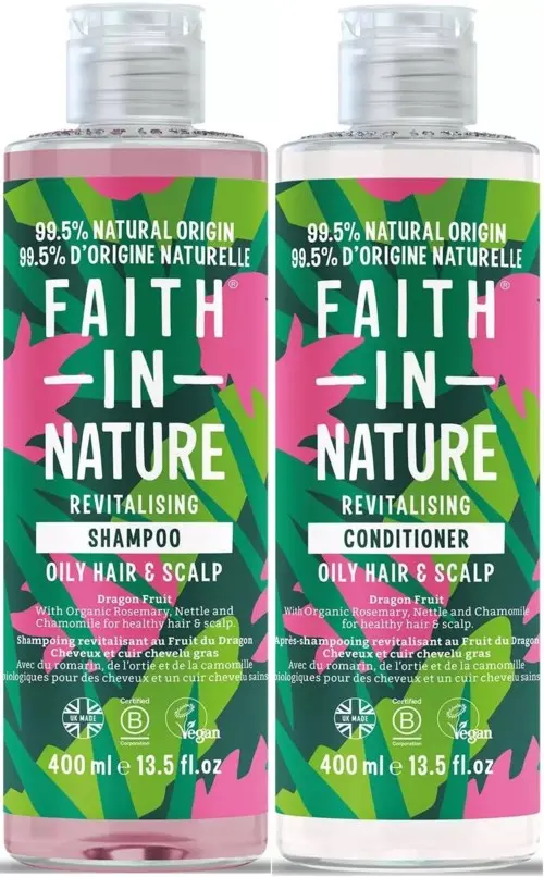 Faith In Nature Bundle Dragon Fruit Shampoo 400 ml & Conditioner 400 ml