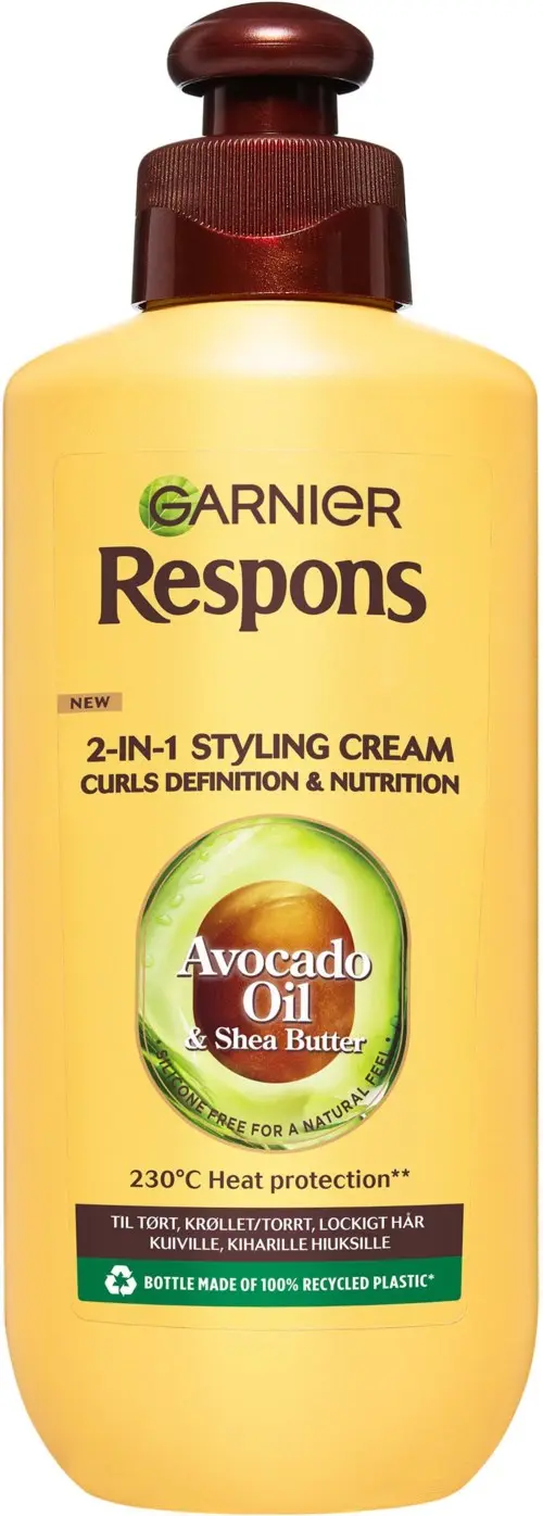 Garnier Respons 2-in-1 Styling Cream Avocado Oil & Shea Butter 200 ml