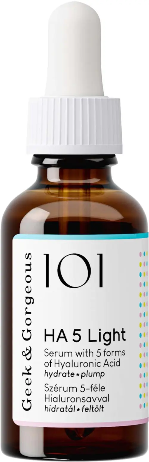 Geek & Gorgeous HA 5 Light Serum 30ml