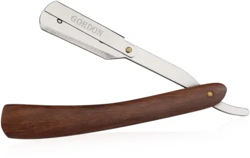 Gordon Beard Razor with Wooden Handle