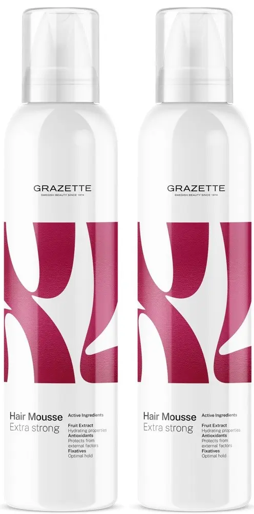 XL Hair Mousse Extra Strong 2 x 300 ml