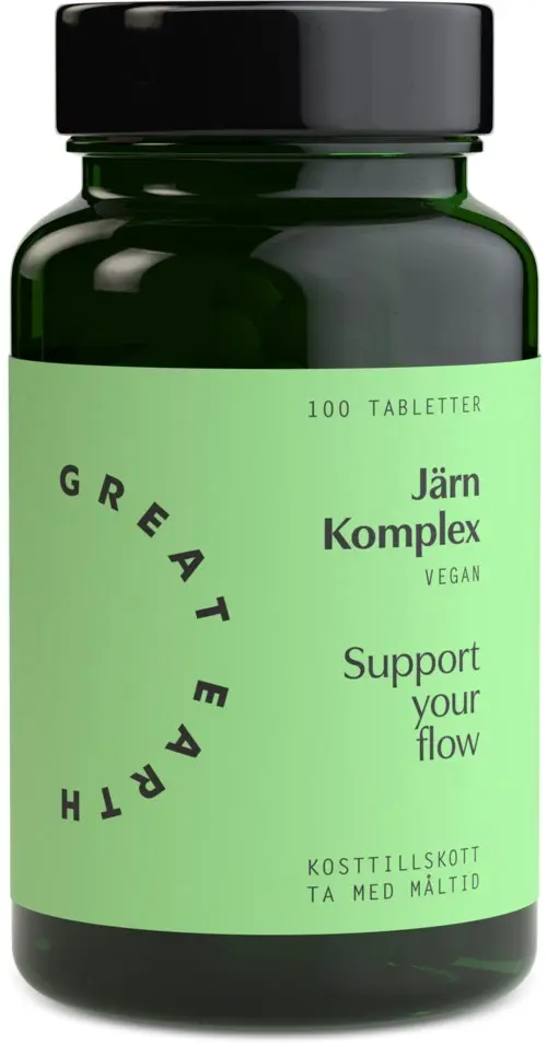 Great Earth Järn Komplex 25 mg 100 tab