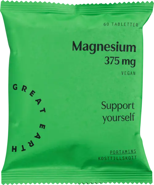 Great Earth Magnesium 375 mg 60 tab Refill