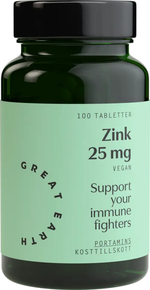 Great Earth Zink 100 stk