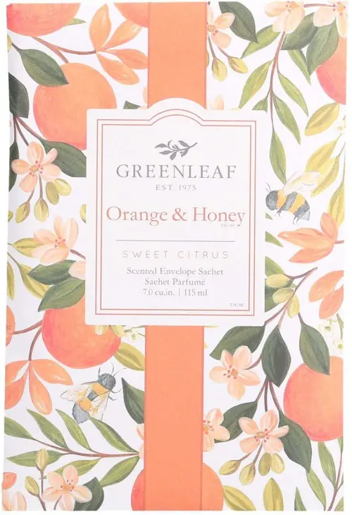 Greenleaf Scented Sachet Orange & Honey