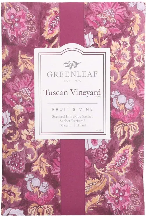 Greenleaf Scented Sachet Tuscan Vineyard