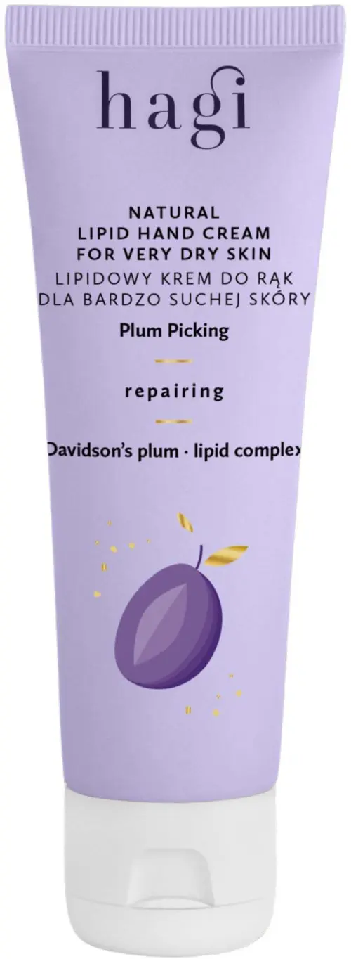 Hagi Natural Lipid Hand Cream Plum Picking For Very Dry Skin