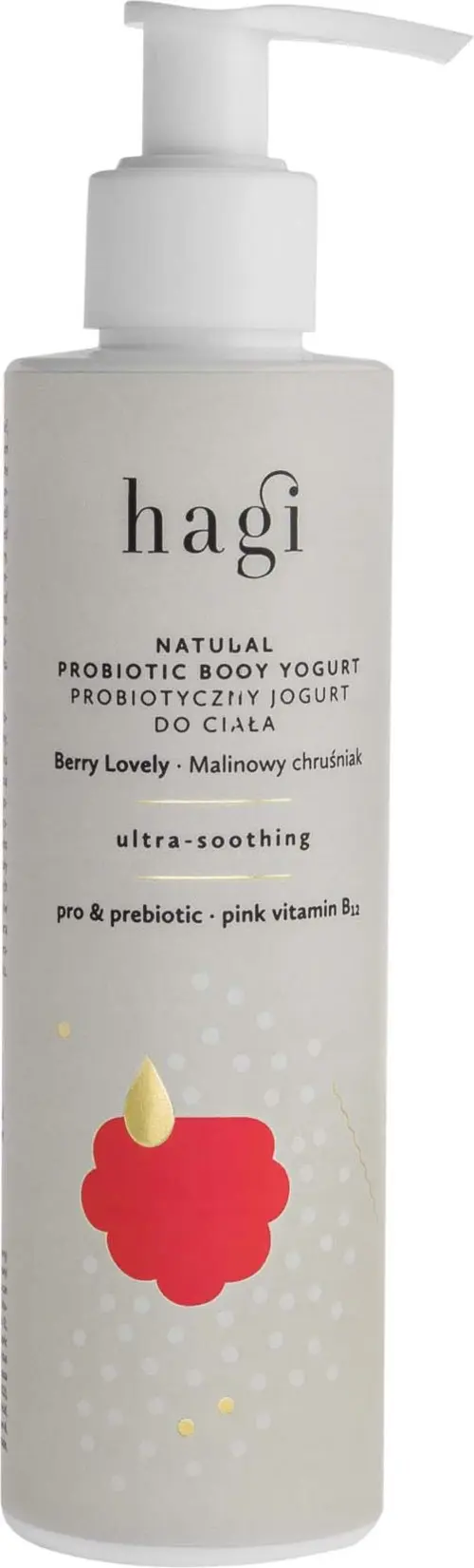 Hagi Natural Probiotic Ultra-Soothing Body Yogurt Berry Love 200 ml