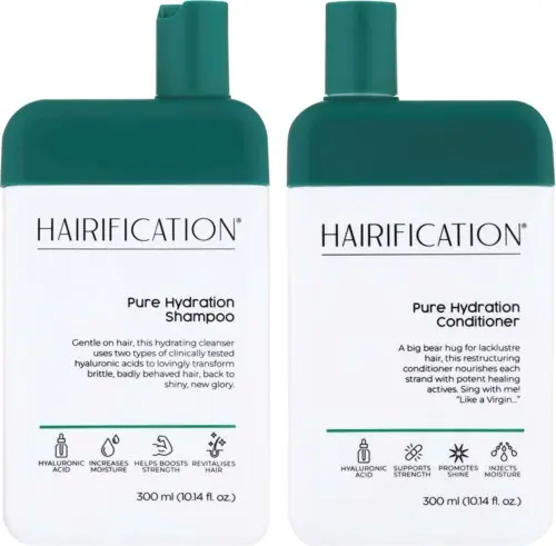 Hairification Pure Hydration Bundle Shampoo 300 ml & Conditioner 300 ml