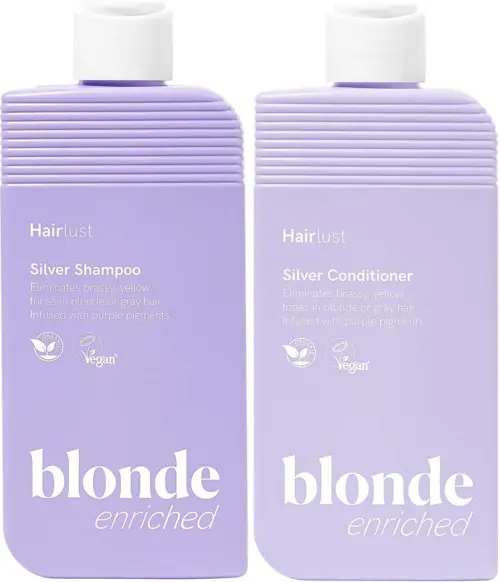 Hairlust Enriched Blonde Bundle Silver Shampoo 250 ml & Conditioner 250 ml