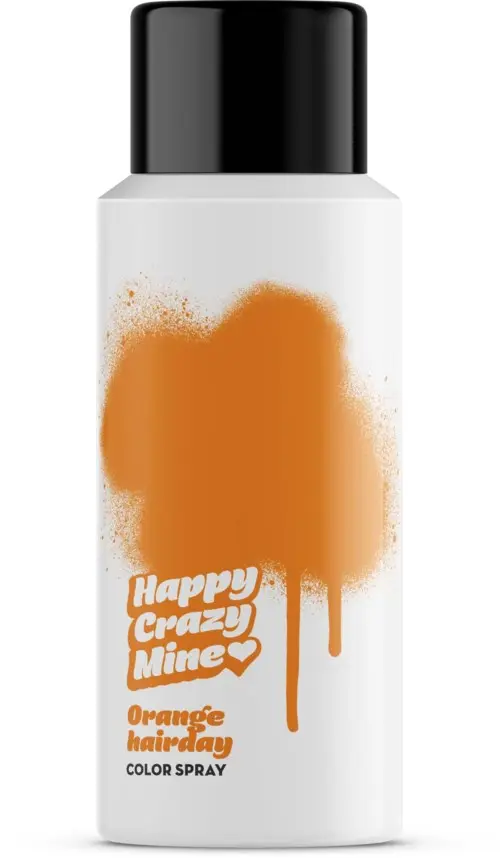 Happy Crazy Mine Color Spray Orange Hairday 100ml