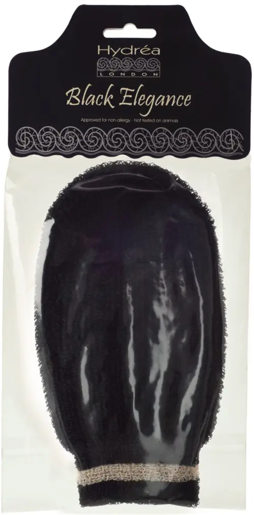 Hydréa London Exfoliating Spa Mitt Black