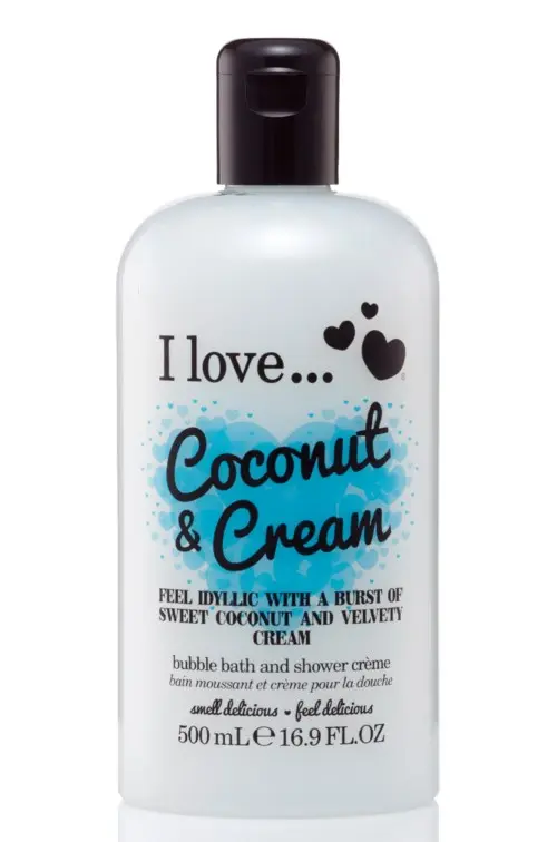 I Love... Bubble Bath & Shower Crème I Love… 500ml Coconut & Cream