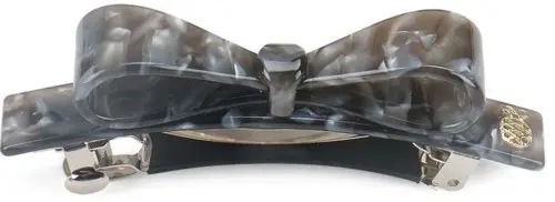 Ia Bon Bow Clip - Grey Marble
