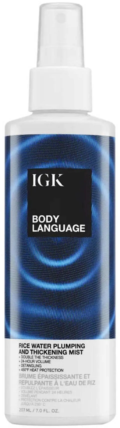 IGK Body Language Rice Water Plumping and Thickening Mist 20