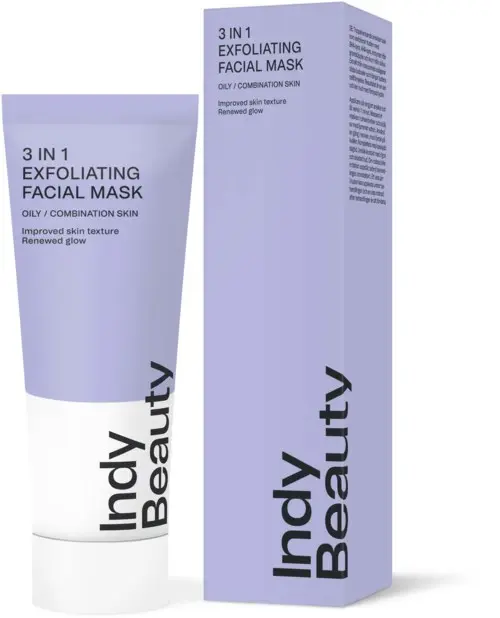 Indy Beauty  3 In 1 Exfoliating Facial Mask
