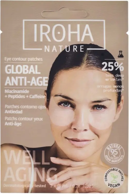 IROHA NATURE Anti-Age Niacinamide Eye Patches