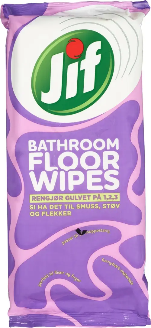 Jif Bathroom Floor Wipe 15 stk