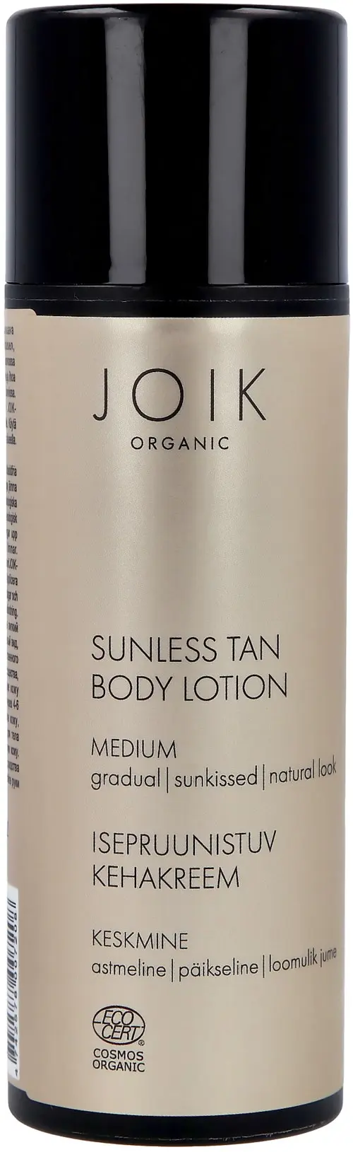JOIK Organic Sunless Tan Body Lotion Medium 150ml