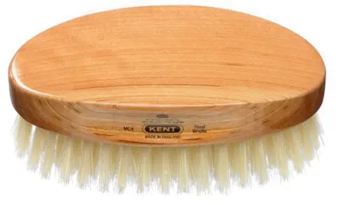 Kent Brushes Mens Finest Brush Boar - Cherry travelsize