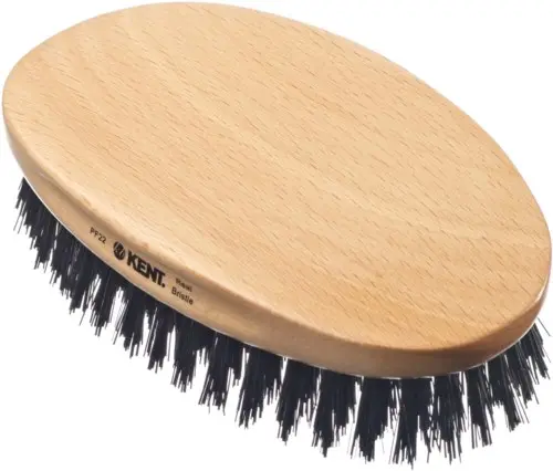 Kent Brushes Mens Mily Oval Beech Nature Brush