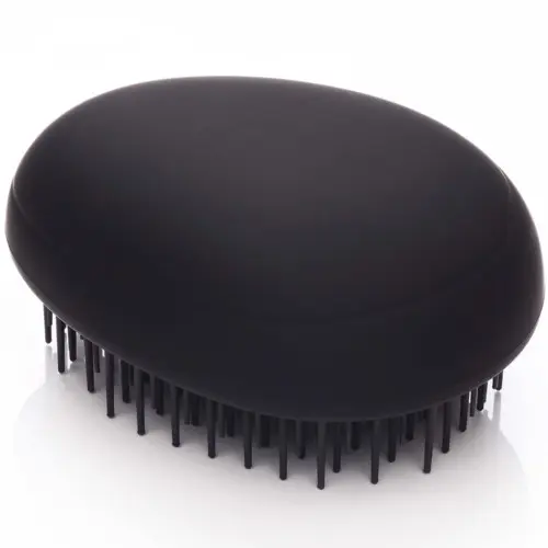 Kent Brushes Pebble Brush Matt Black - travel size