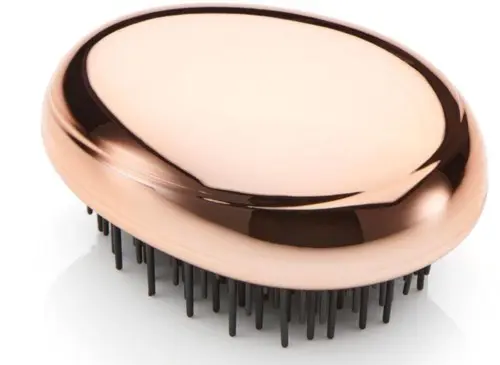 Kent Brushes Pebble Detangling Brush Rose Gold