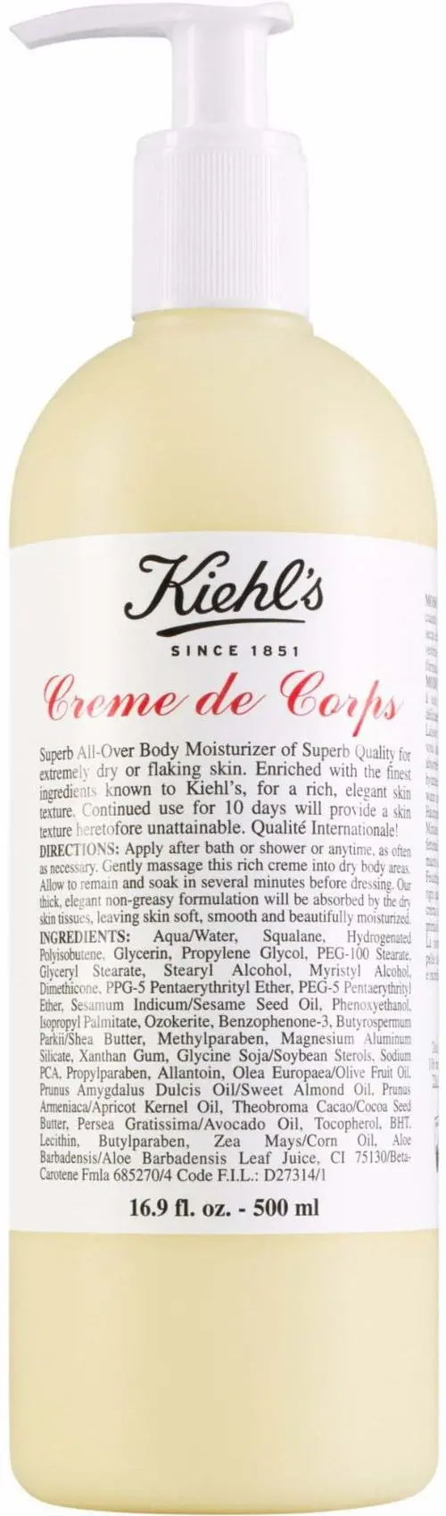 Kiehl's Creme de Corps Pump 500ml