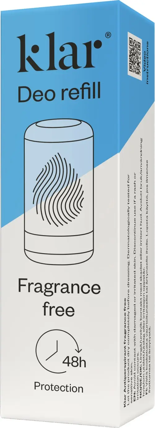 Klar Deo Refill Fragranse Free 45 ml