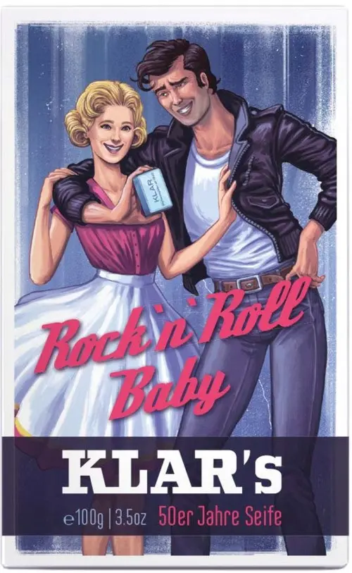 Klar Seifen Retro Soap 50s Rock n Roll 100 g