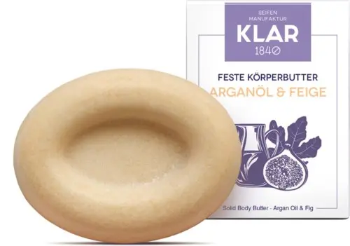 Klar Seifen Solid Body Butter Argan Oil & Fig 60 g